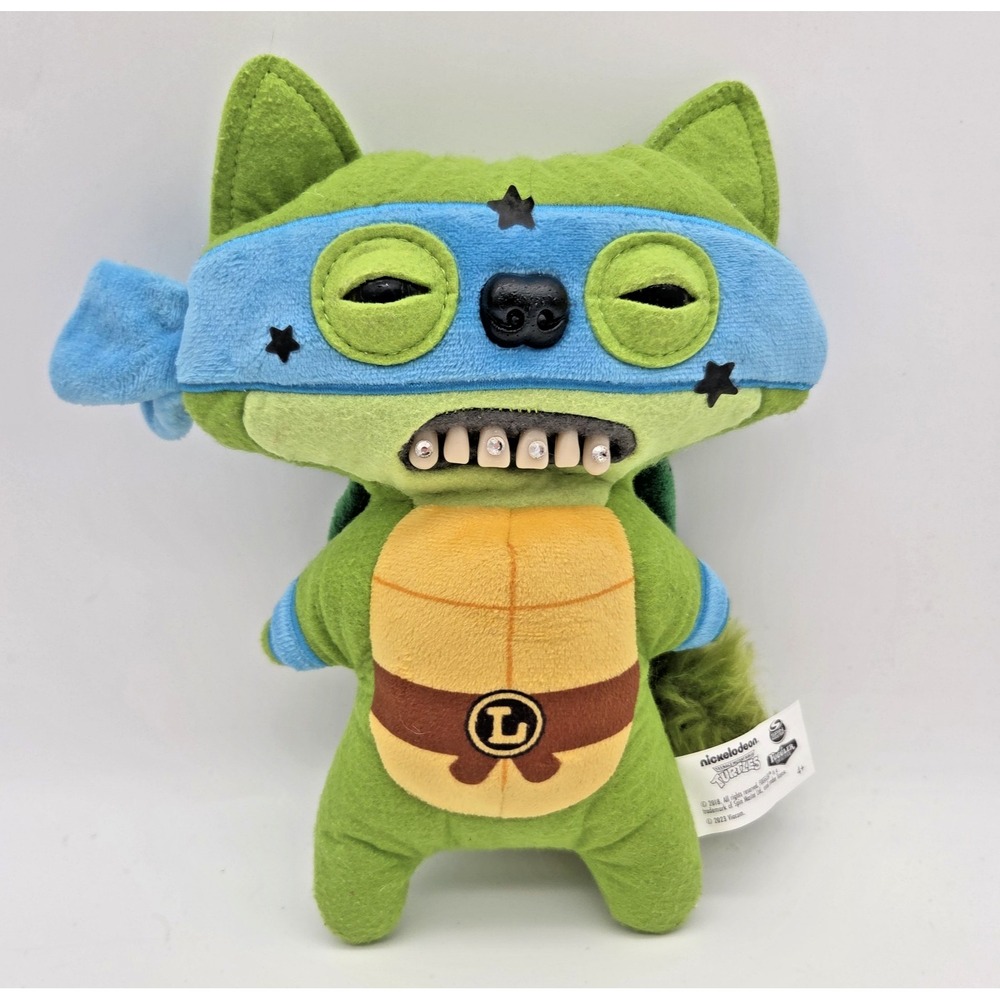 Fuggler Funny Ugly Monster TMNT Teenage Mutant Ninja Turtles Leo Leonardo Plush